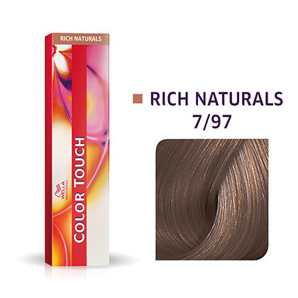 Wella-Color Touch Rich Naturals 7/97 Mittelblond Cendré-Braun 60ml