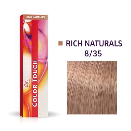 Wella-Color Touch Rich Naturals 8/35 Hellblond Gold-Mahagoni 60ml
