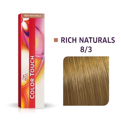 Wella-Color Touch Rich Naturals 8/3 Hellblond Gold 60ml