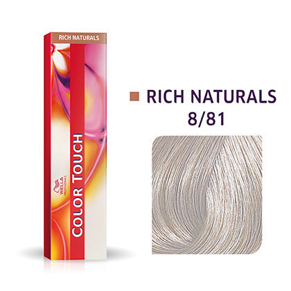 Wella-Color Touch Rich Naturals 8/81 Hellblond Perl-Asch 60ml