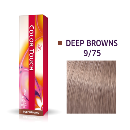 Wella-Color Touch Deep Browns 9/75 Lichtblond Braun-Mahagoni 60ml